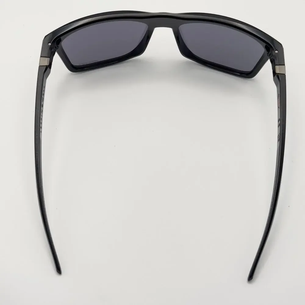 Oakley Sunglasses LEFFINGWELL OO9100-0157 Black Square Frame Prizm Grey Lens NEW